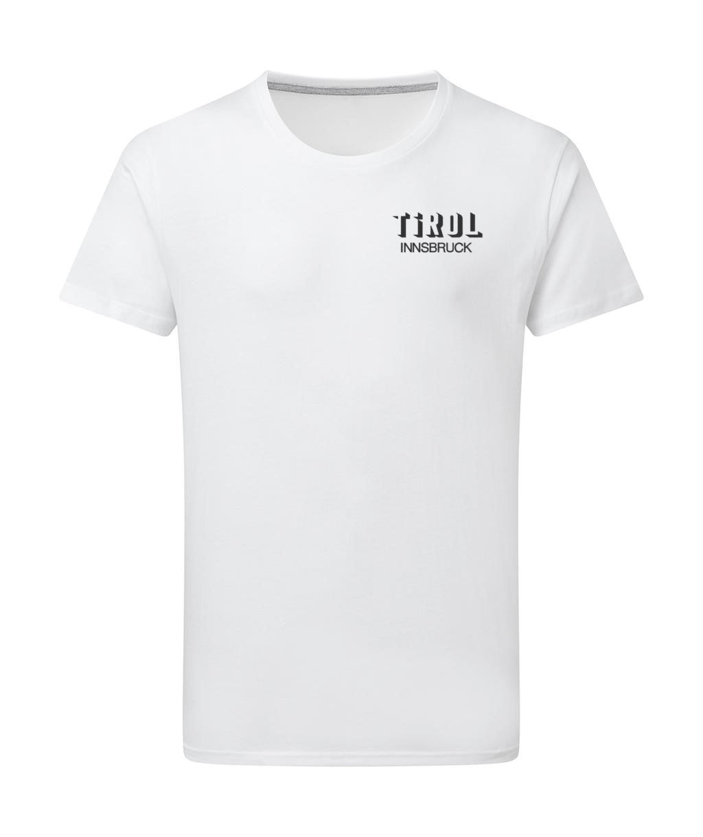 T-Shirt bestickt mit 3D TIROL und Wunschtext