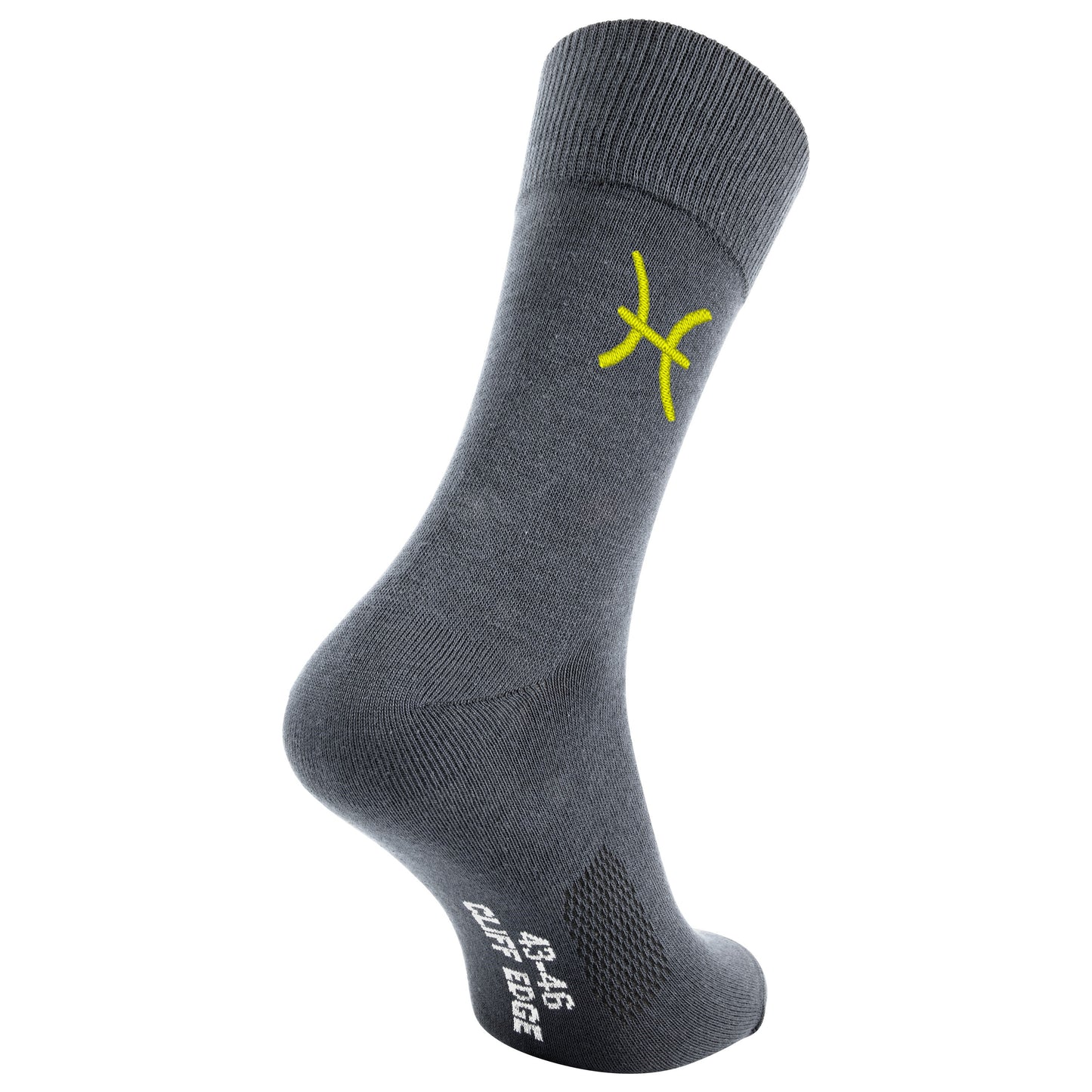 Business-Socken mit Sternzeichen Fische-Sign und Wunschtext bestickt