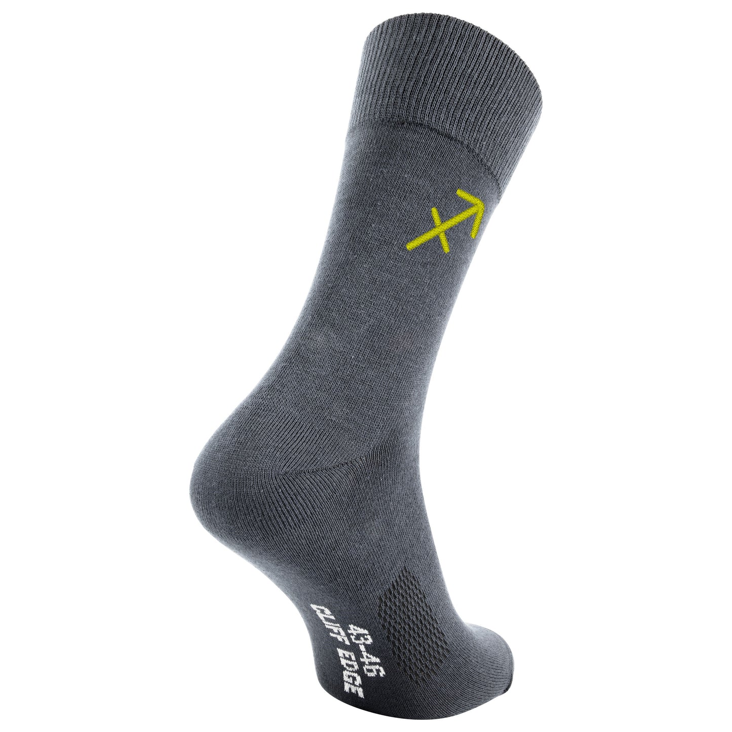 Business-Socken mit Sternzeichen Schütze-Sign und Wunschtext bestickt