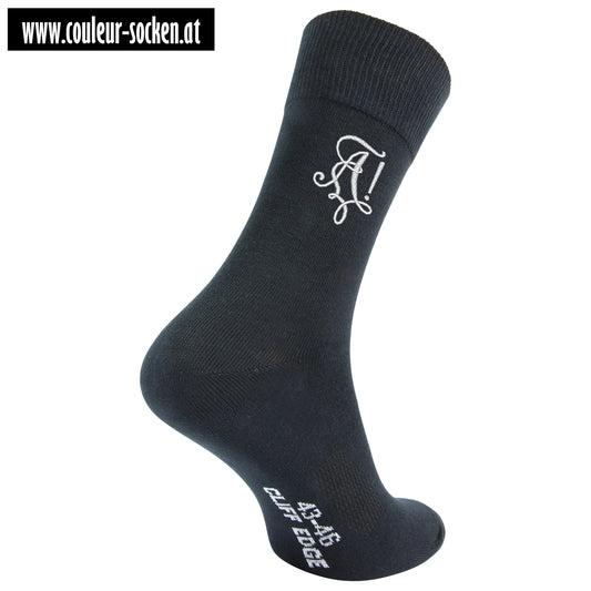 Personalisierte Socken mit Zirkel K.Ö.St.V. Ambronia Innsbruck ABI TMV MKV