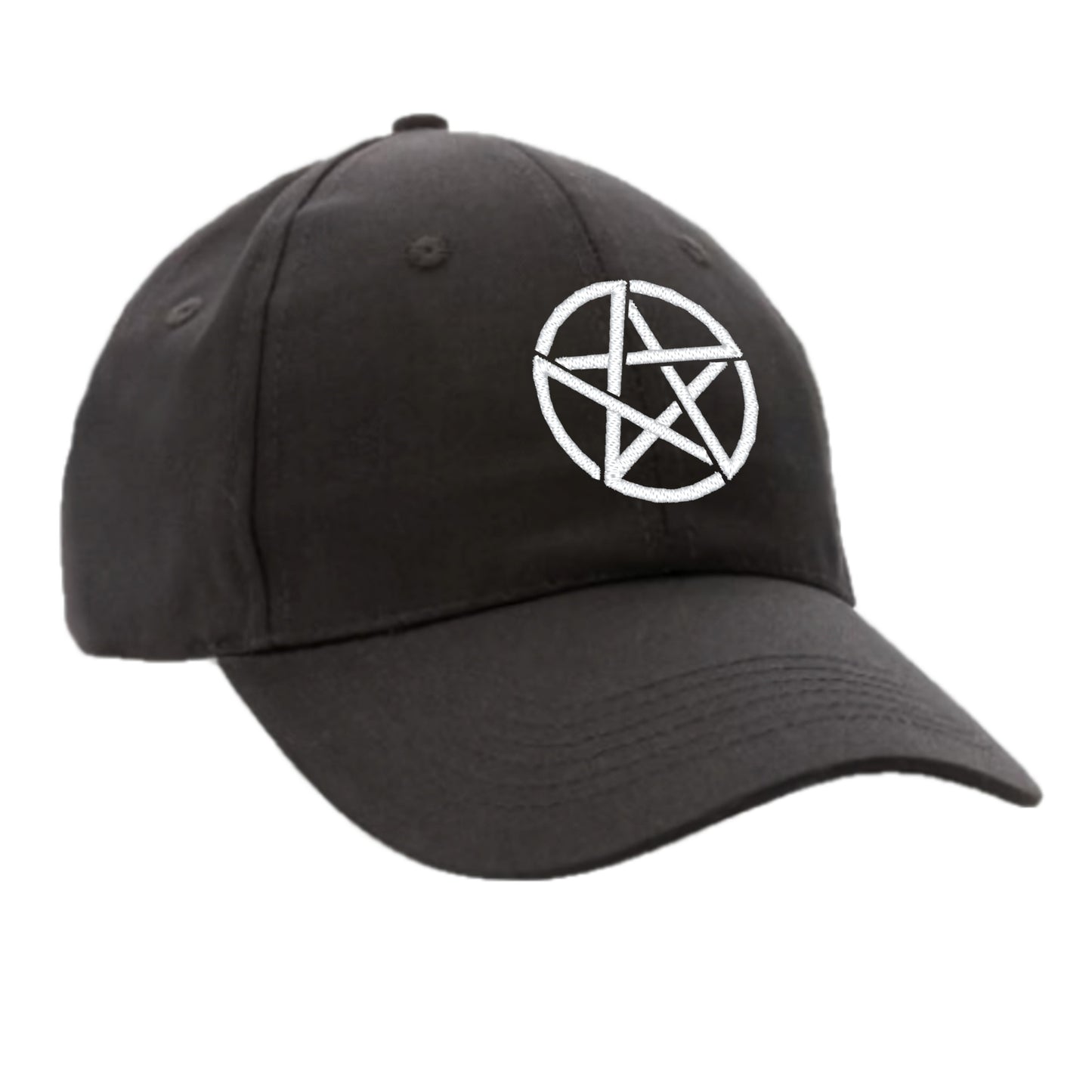 Baseball-Cap bestickt mit Pentagramm