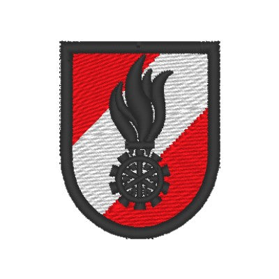 Personalisierte Feuerwehr-SOCKEN mit ÖBFV Korpsabzeichen und Wunschtext bestickt