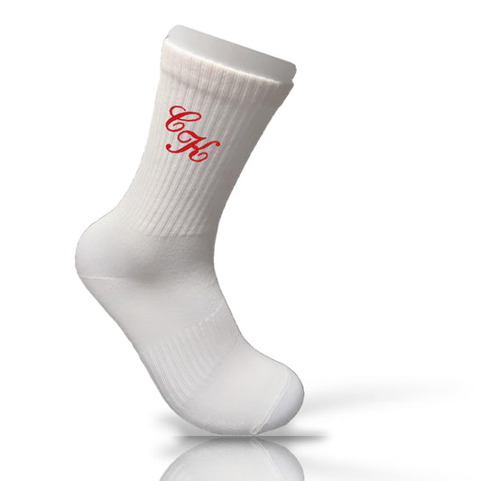 Bambus Sport-Socken mit Monogramm Initialen bestickt