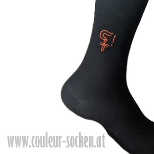 1 Paar Business-Socken mit Zirkel St.V. Görz zu Lienz GZL TMV MKV