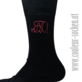 Personalisierte Socken mit Zirkel K.D.St.V. Markomannia Würzburg Mm CV