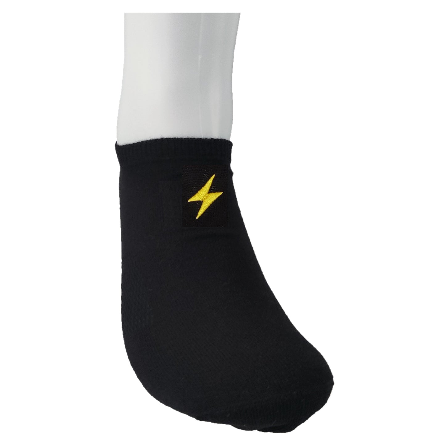 1 Paar Sneaker-Socken mit Lightning-Logo und Wunschtext